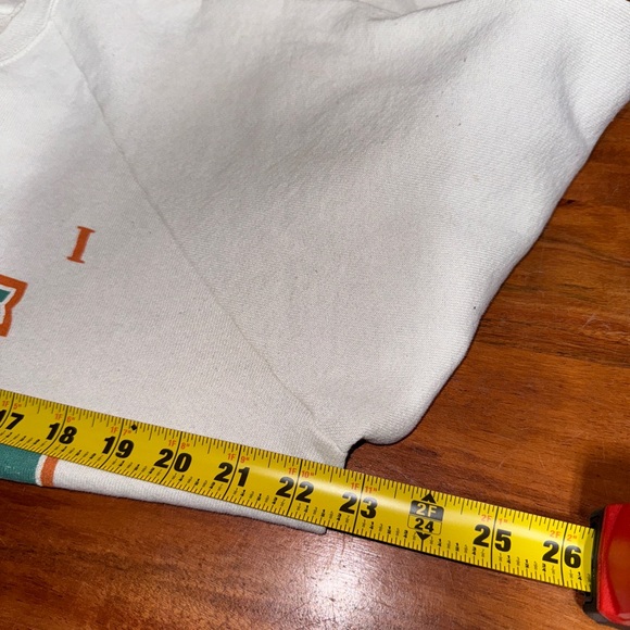 Vintage 80’s/90’s Made in USA Miami Dolphins NFL Football Raglan Sweatshirt L/M - Picture 9 of 10